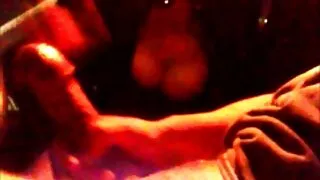 ქერა, სასტიკად დიდი phallus მისი bearded კაცი